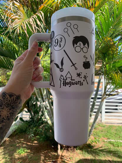 Caneca Térmico 1200 L Harry Potter Simples