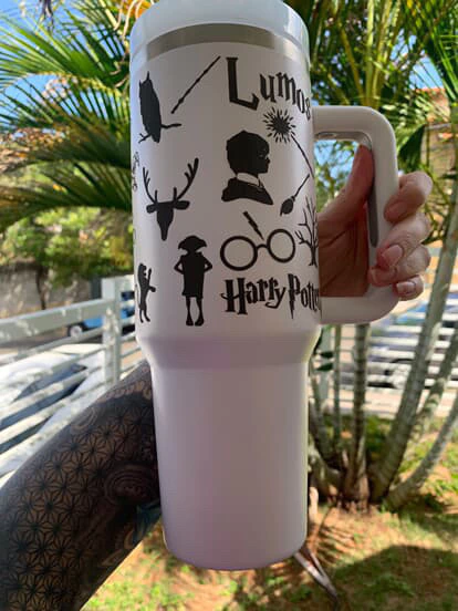 Caneca Térmico 1200 L Harry Potter Simples - Imagem 3
