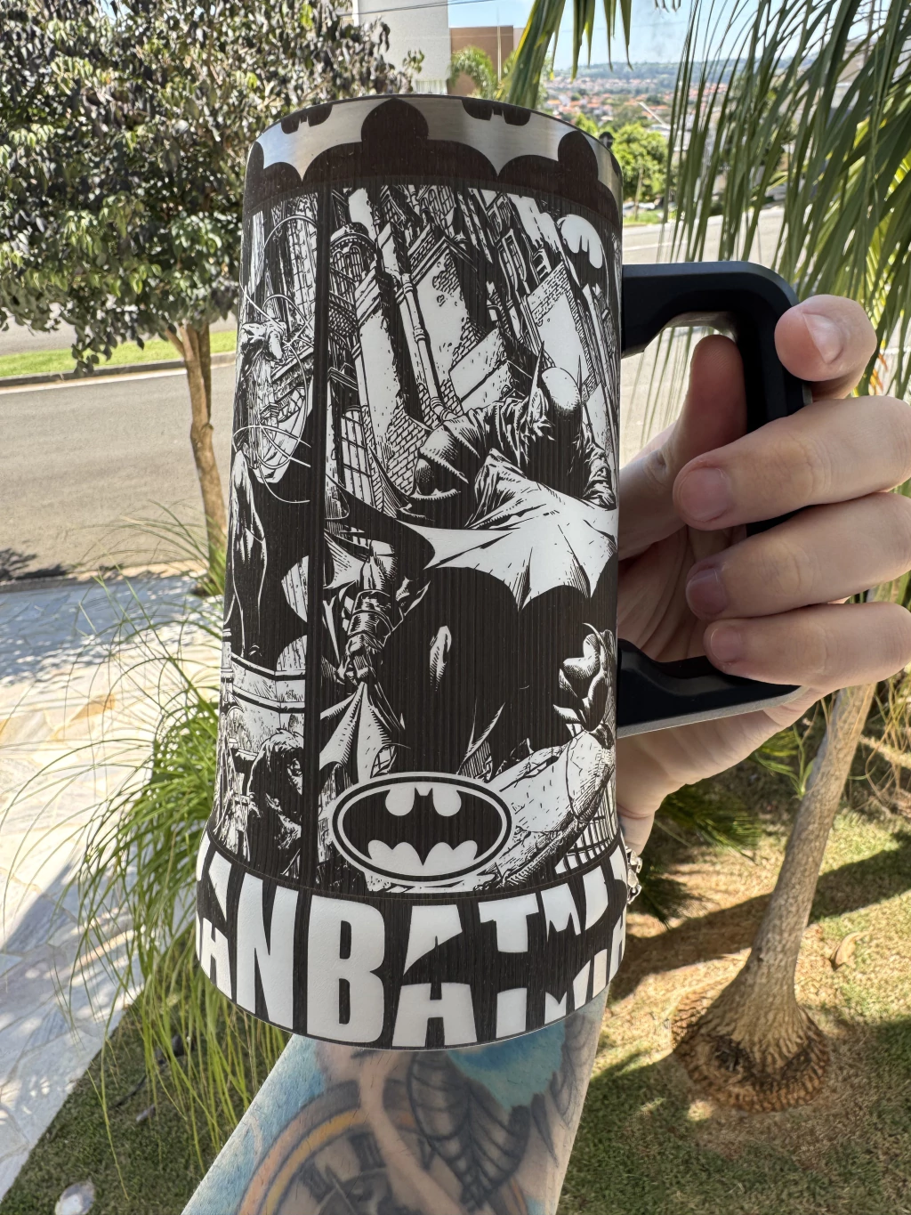 Caneca Térmica personalizada em 360 graus-Batman- 710ml - Imagem 2