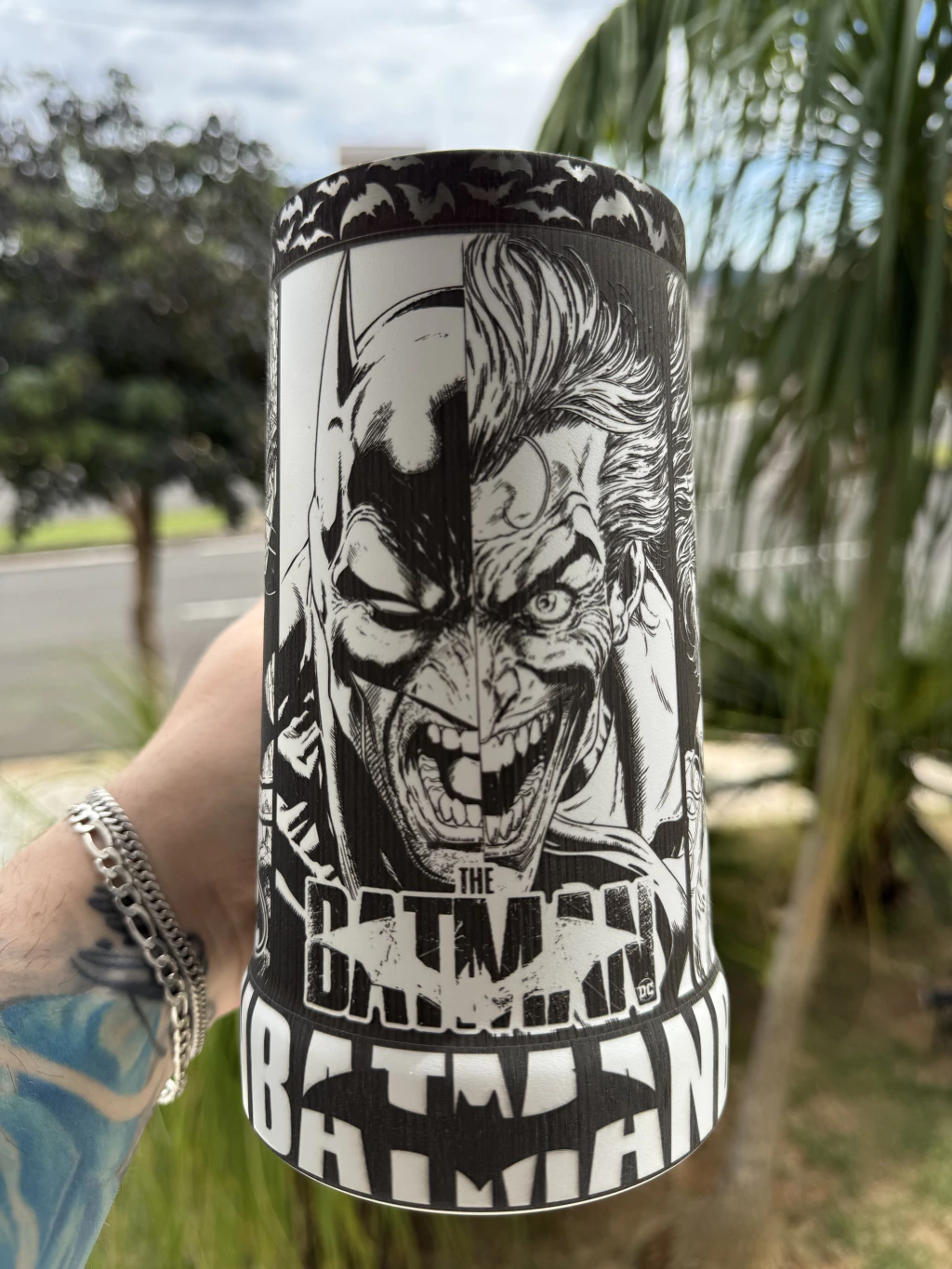 Caneca Térmica personalizada em 360 graus-Batman- 710ml