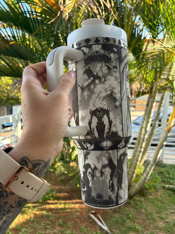 Caneca Térmico 1200L personalizado em 360 graus Solo Leveling - Imagem 3