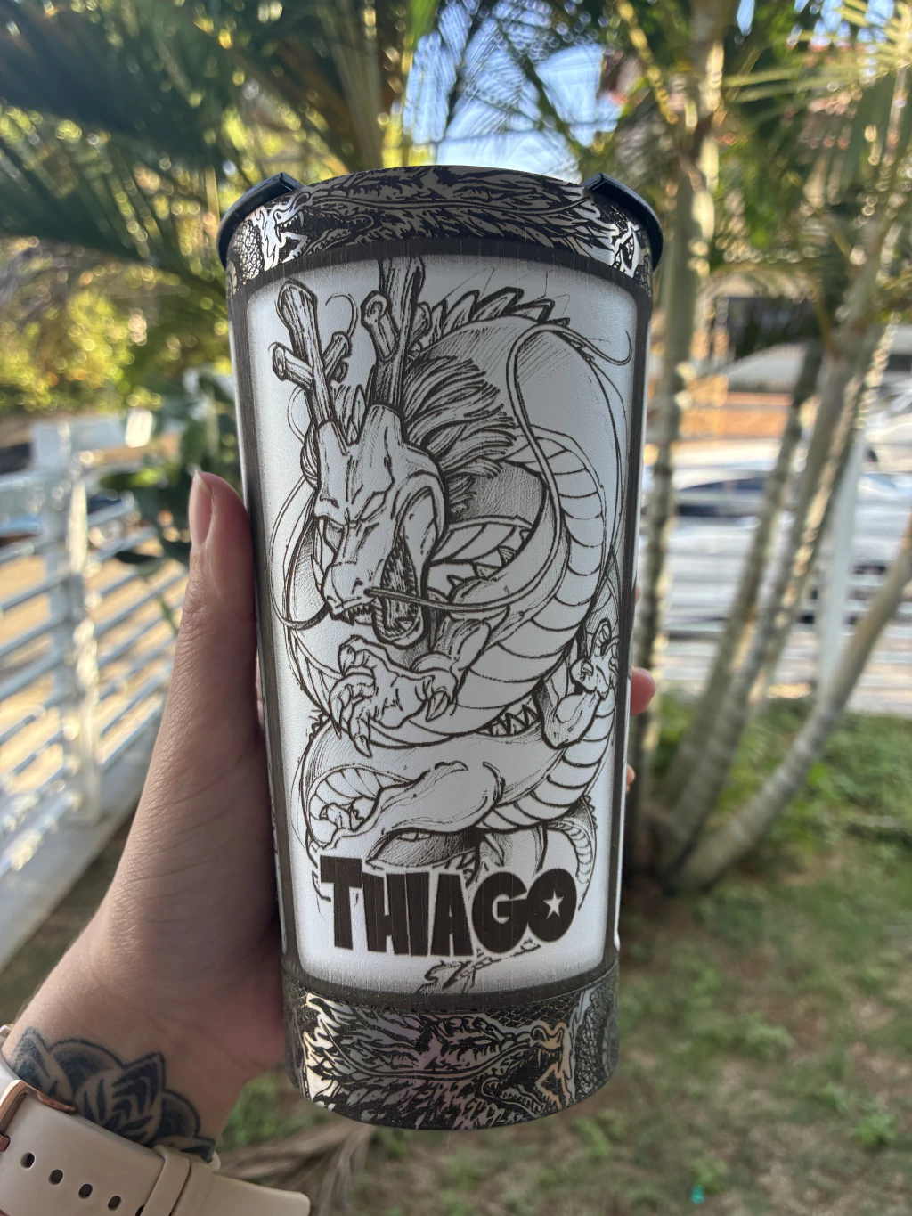 Copo Térmico Personalizado em 360graus- Dragon Ball-473ml - Imagem 2