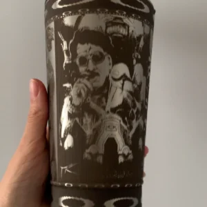 Copo Térmico Personalizado em 360 graus/OAKLEY- PRATA-473ml