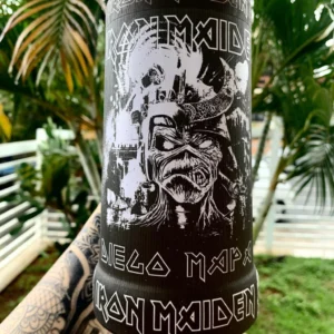 Caneca Térmica Personalizada em 360 graus - (Iron Maiden)-710ml