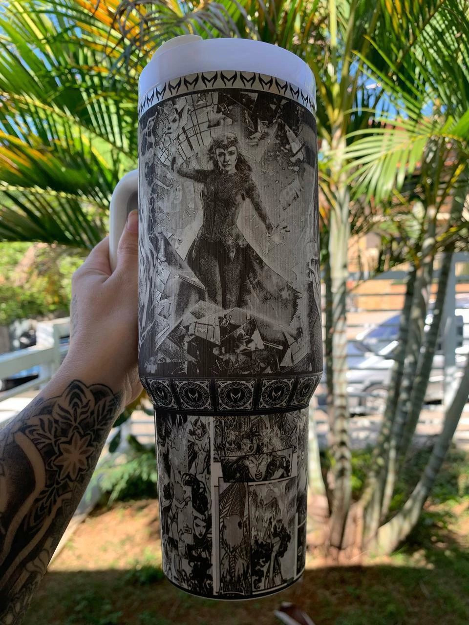 Caneca Térmico 1200L personalizado em 360 graus Wanda - Imagem 3